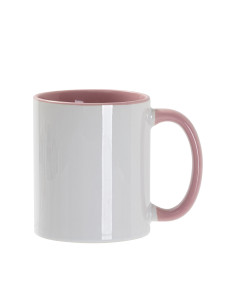 11oz Inner/Handle Color Mug-Pink