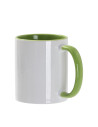 Tasse de couleur intérieure/poignée de 11oz-Vert clair