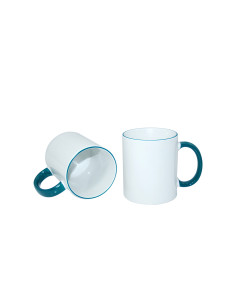 11oz Rim Handle Mug-Green