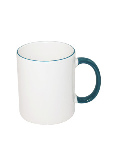 11oz Rim Handle Mug-Green 2