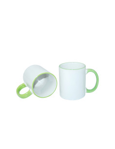 11oz Rim Handle Mug-Light Green