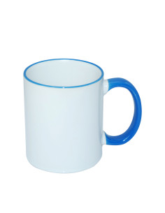 11oz Rim Handle Mug-Light Blue 2