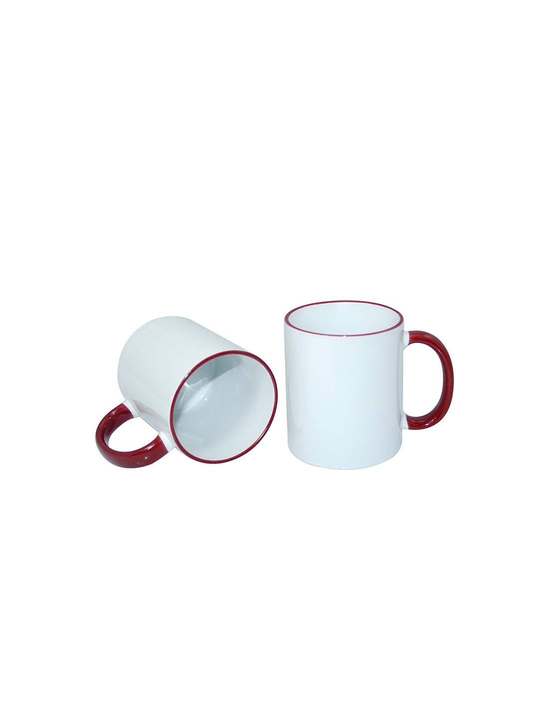 Tasse à poignée à bord de 11 oz - Marron