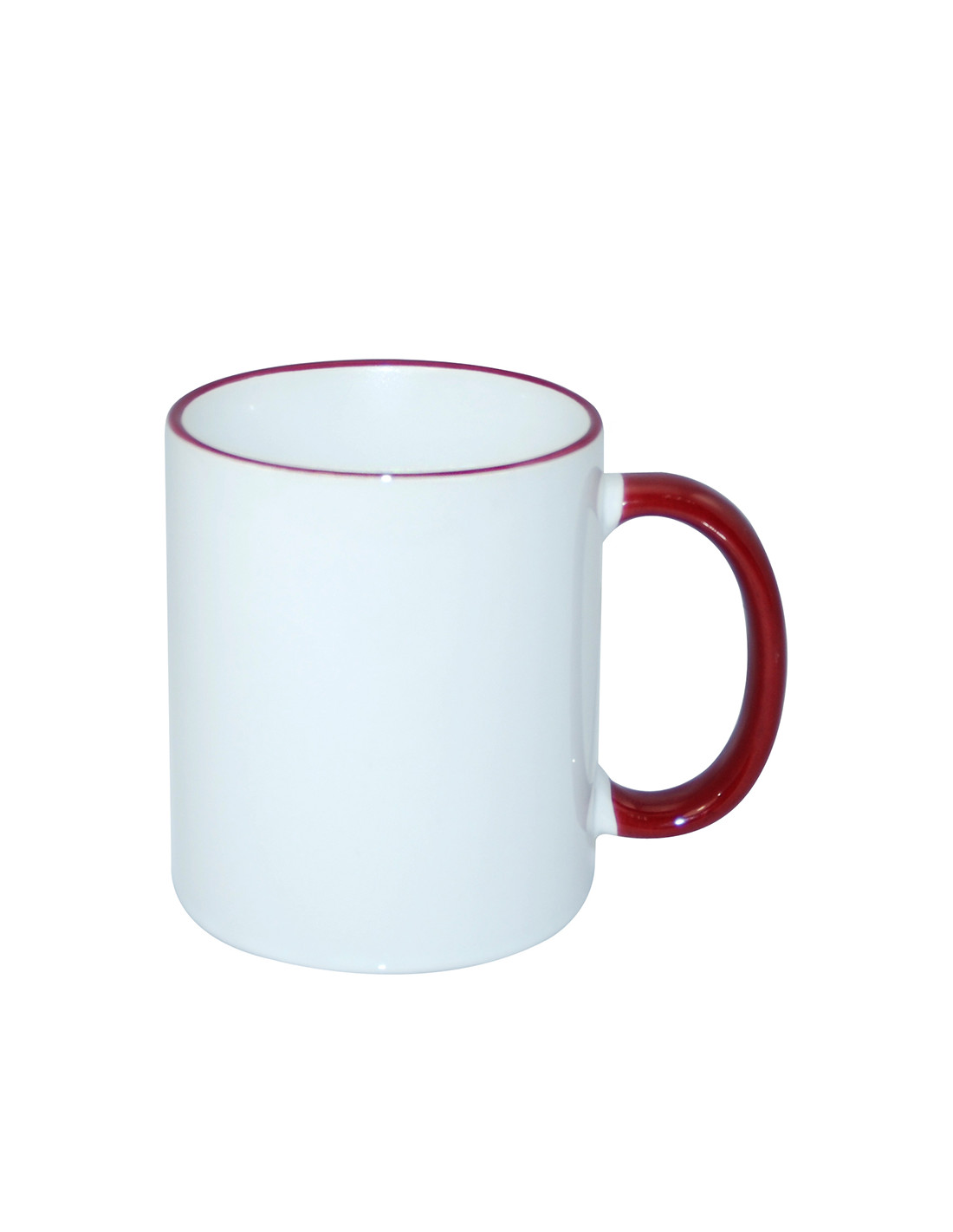 Tasse à poignée à bord de 11 oz - Marron