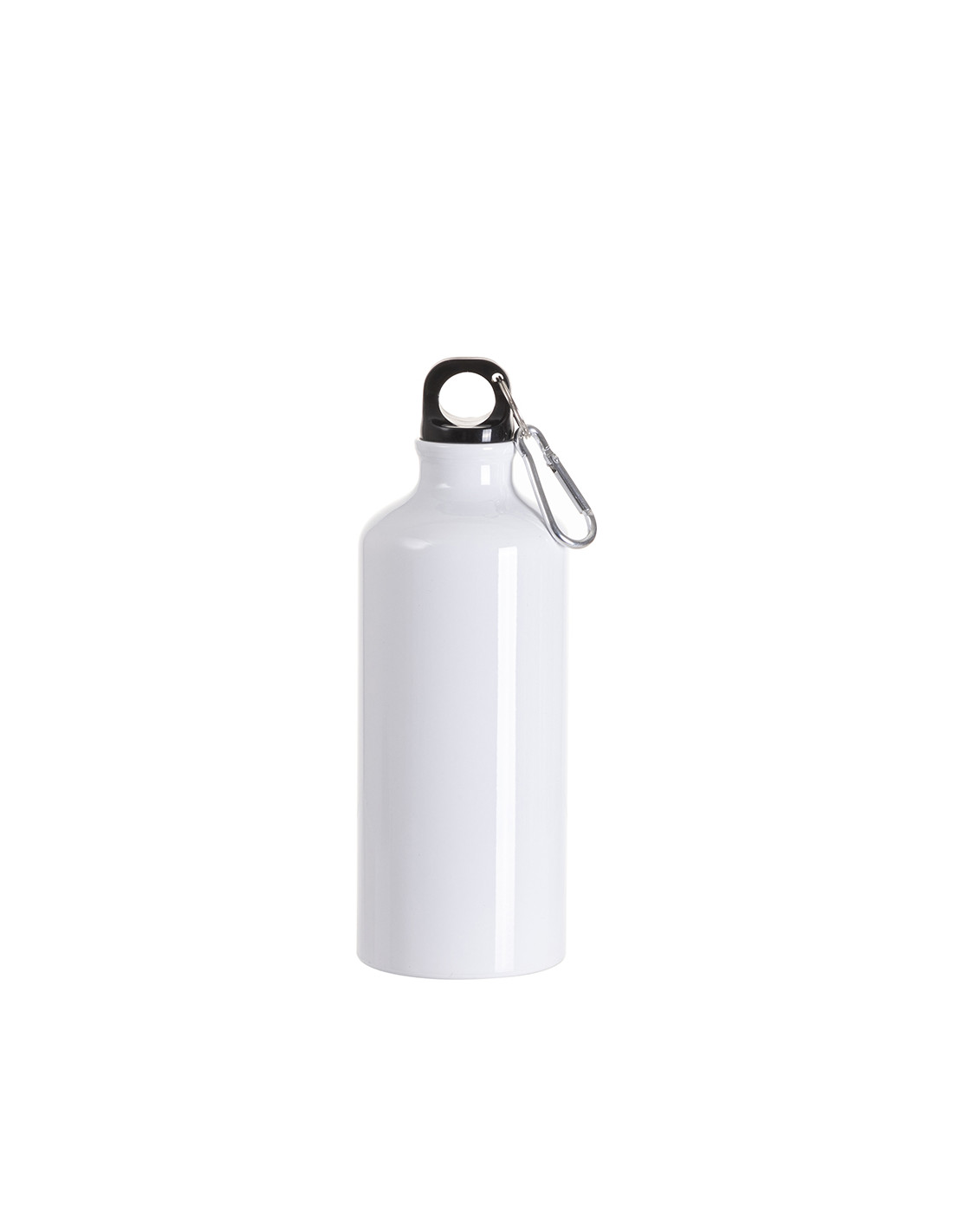 Bouteille d'eau en aluminium de 600 ml (blanche)