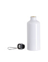 Bouteille d'eau en aluminium de 600 ml (blanche)