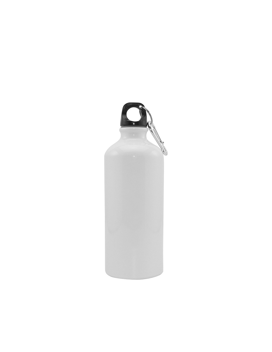 Bouteille d'eau en aluminium de 600 ml (blanche)