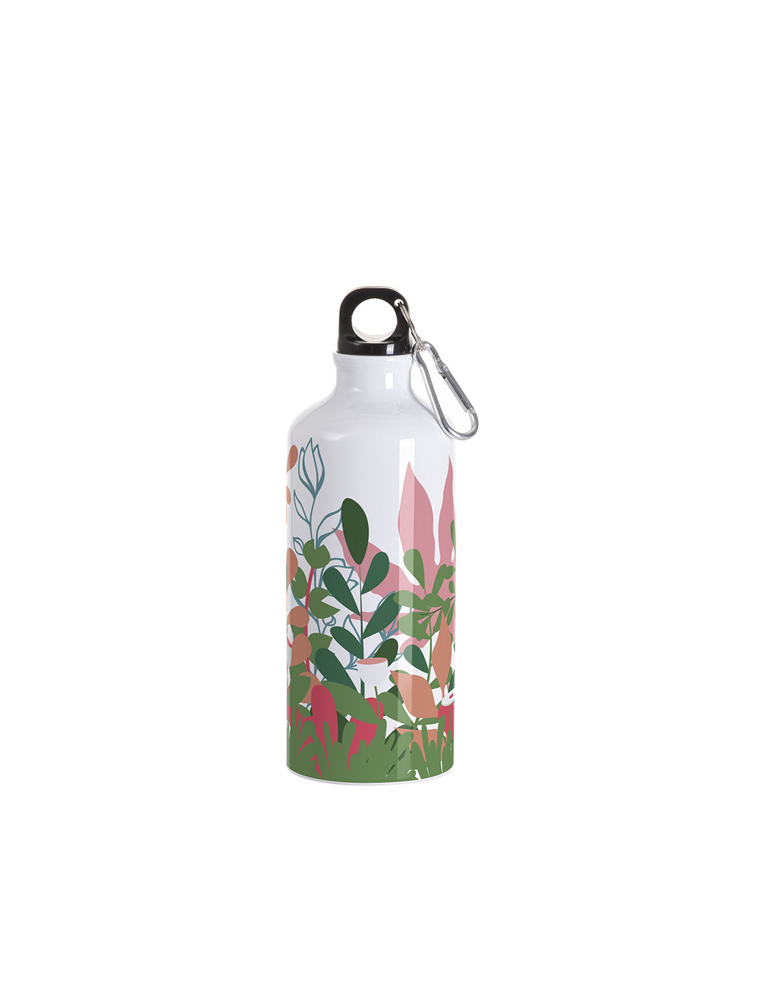 Bouteille d'eau en aluminium de 600 ml (blanche)