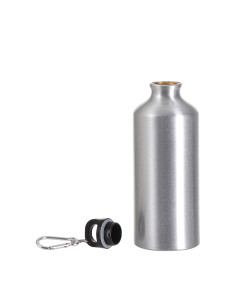 600ml Aluminium Water Bottle (Silver) 2