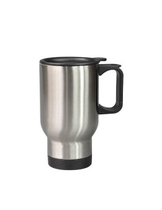 14oz/420ml Stainless Steel Mug, Silver