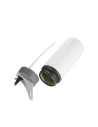 Bouteille en aluminium de 22 oz/650 ml avec poignée (blanche)