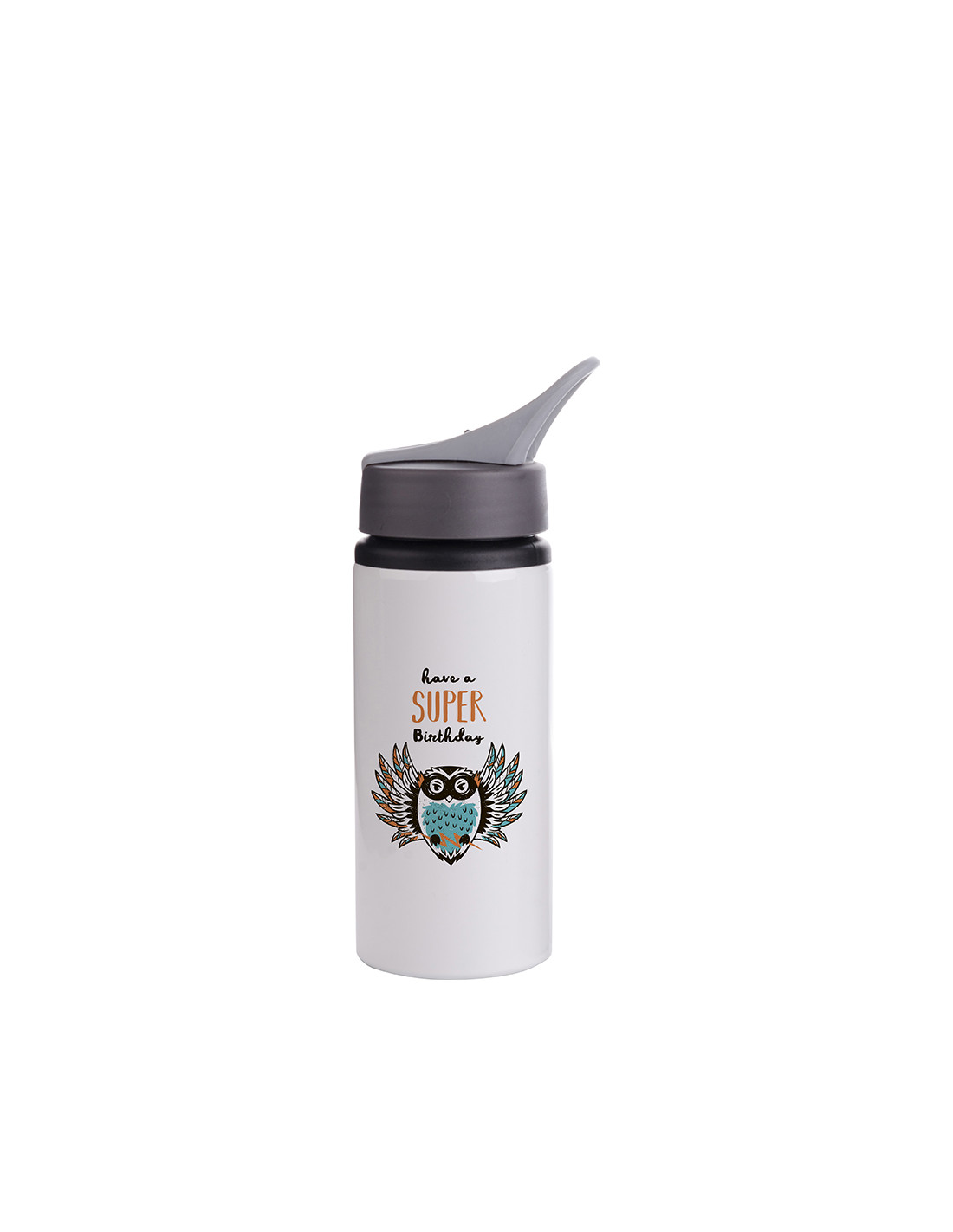 Bouteille en aluminium de 22 oz/650 ml avec poignée (blanche)