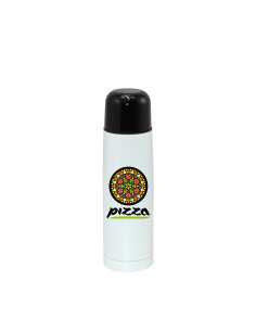 500ml White Flask Thermos Bottle 2