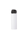Bouteille en acier inoxydable avec couvercle pop de 500 ml/17 oz (blanc)