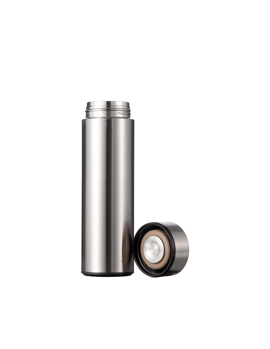 Flacon en acier inoxydable de 16 OZ/450 ml (argent)