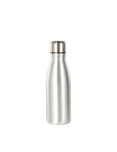 17oz/500ml Aluminium Cola Shaped Bottle(Silver)