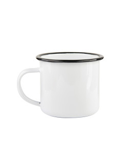 12oz/360ml Enamel Mug(Black Edge)