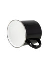 Tasse en émail coloré de 12 oz/360 ml (noir)