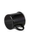 Tasse en émail coloré de 12 oz/360 ml (noir)