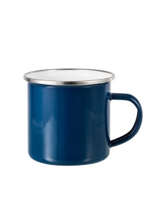 12oz/360ml Colored Enamel Mug(Dark Blue)