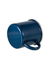 Tasse en émail coloré de 12 oz/360 ml (bleu foncé)