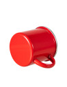 Tasse en émail coloré de 12 oz/360 ml (rouge)