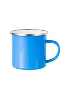 12oz/360ml Colored Enamel Mug(Light Blue)