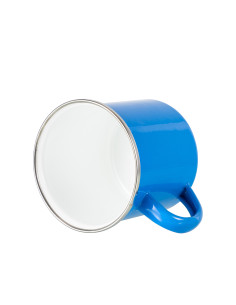 12oz/360ml Colored Enamel Mug(Light Blue) 2