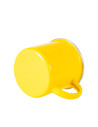 Tasse en émail coloré de 12 oz/360 ml (jaune)