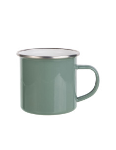12oz/360ml Colored Enamel Mug(Gray Green)