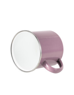 12oz/360ml Colored Enamel Mug(Pink) 2