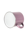 Tasse en émail coloré de 12 oz/360 ml (rose)