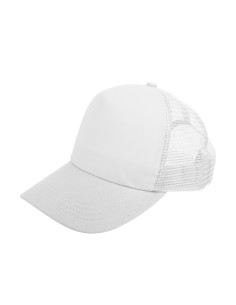 Full White Mesh Cap