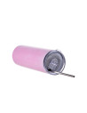 Gobelet SS à couleur changeante de 20 oz/600 ml avec paille et couvercle (sensible à la chaleur, bleu clair à rose)