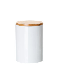 25oz Ceramic Storage Jar w/ Bamboo Lid