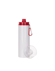 27oz/800ml Aluminum Bottle w/ Red Lid(White) 2