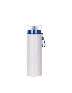 27oz/800ml Aluminum Bottle w/ Blue Lid(White)