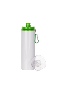 27oz/800ml Aluminum Bottle w/ Green Lid(White) 2