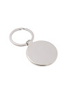 Porte-clés en métal (rond, 4 x 4,5 cm)