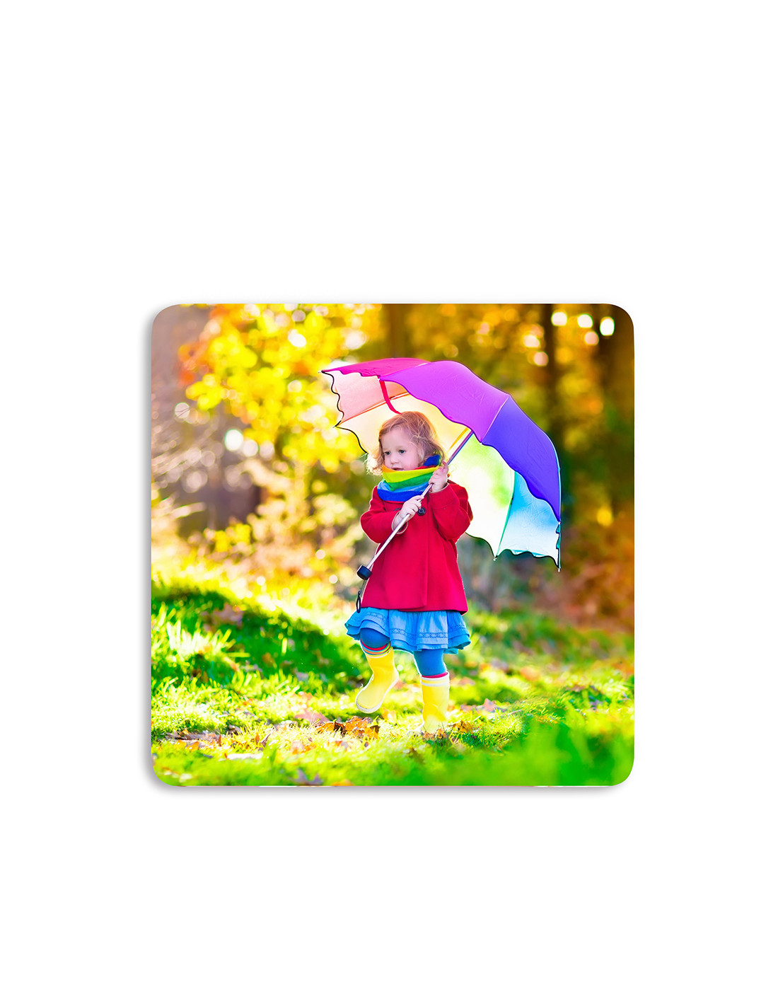 Aimant de réfrigérateur à sublimation carré (9,5 x 9,5 cm)