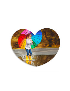 Sublimation Fridge Magnet-Heart(9.5cm)