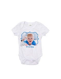 Baby Onesie Short Sleeve S(White,3-6M) 2