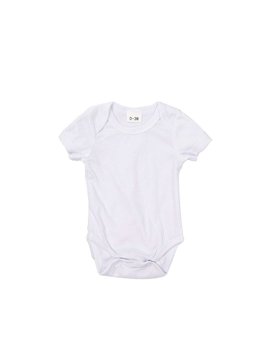 Combinaison bébé à manches courtes XXL (blanc, 18-24 mois)