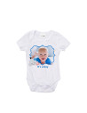 Combinaison bébé à manches courtes XXL (blanc, 18-24 mois)