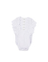 Combinaison bébé à manches courtes XXL (blanc, 18-24 mois)