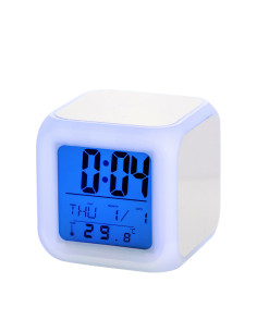Glowing Led 7 Color Change Digital Alarm Clock 2