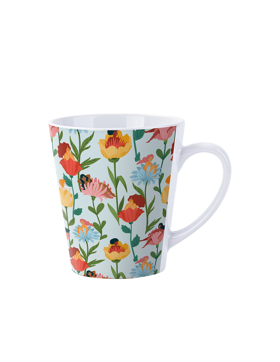 Tasse à latte de 12 oz (en forme de cône)
