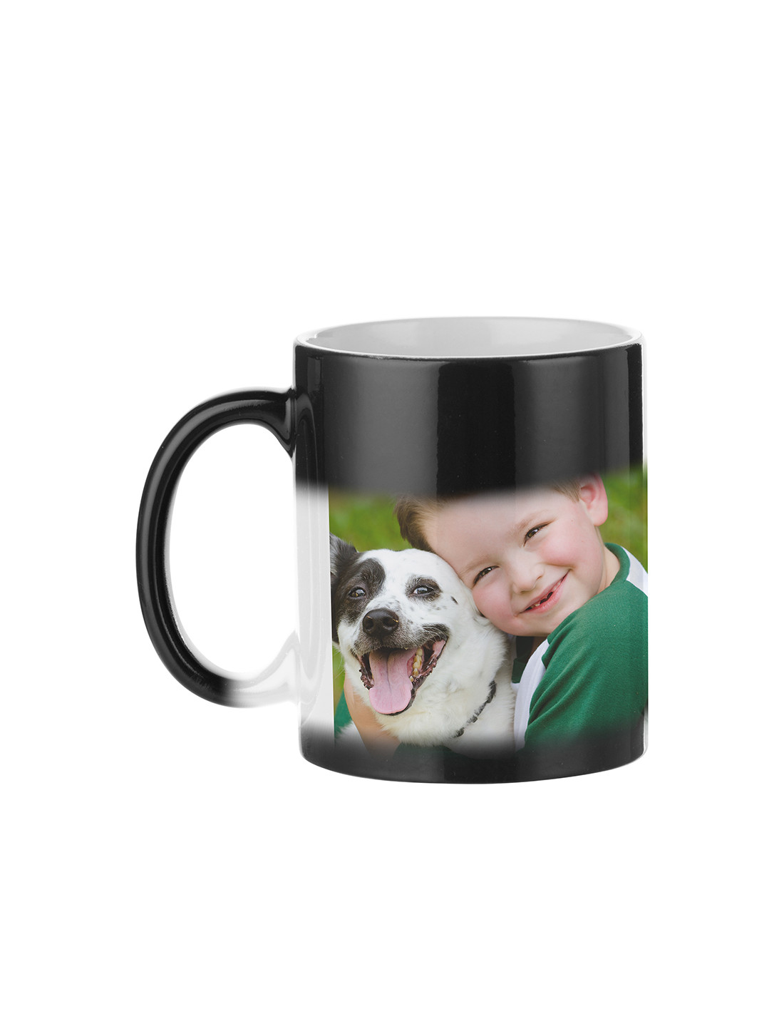 Tasses à couleur changeante de 11 oz - Brillantes, avec boîte blanche - Noir