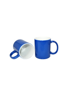 11oz Color Changing Mugs--Glossy, with white box-Blue