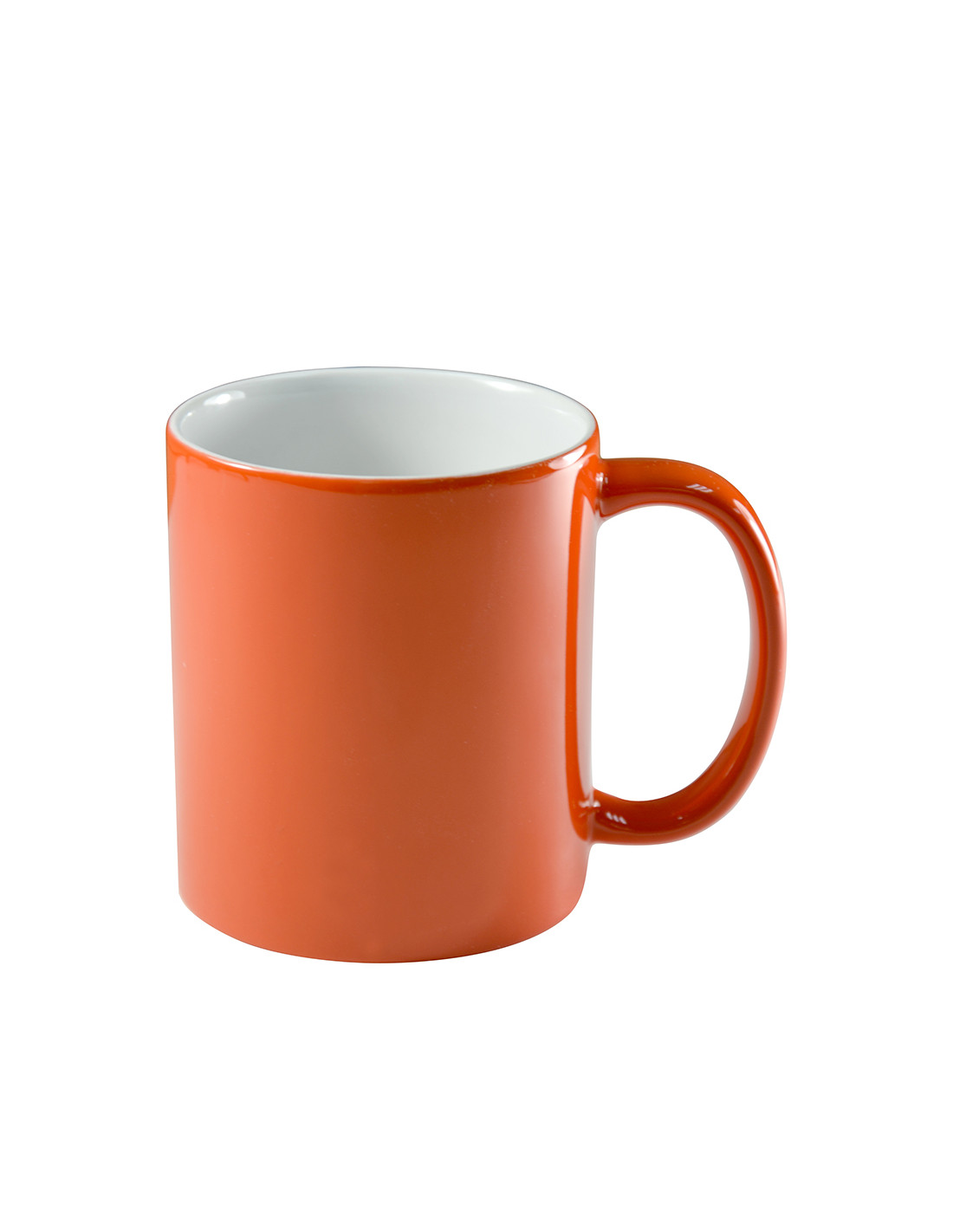Tasses à couleur changeante de 11 oz - Brillantes, avec boîte blanche - Orange